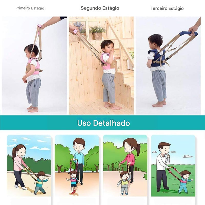 Arnês de Caminhada para Bebê 👶🏻🚶