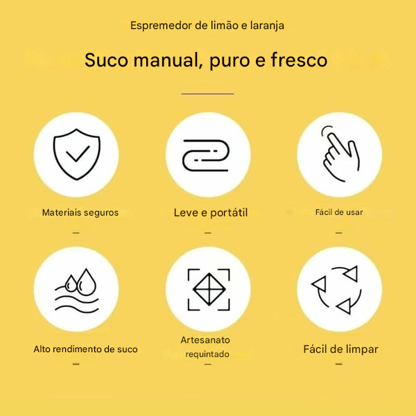 Novo espremedor de limão com tampa de rosca 🍋✨