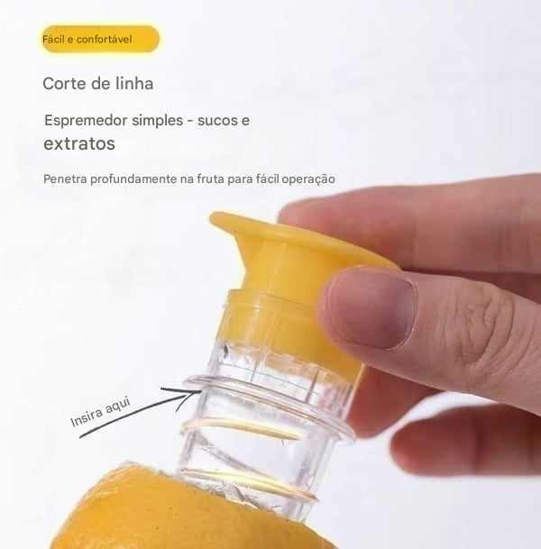 Novo espremedor de limão com tampa de rosca 🍋✨