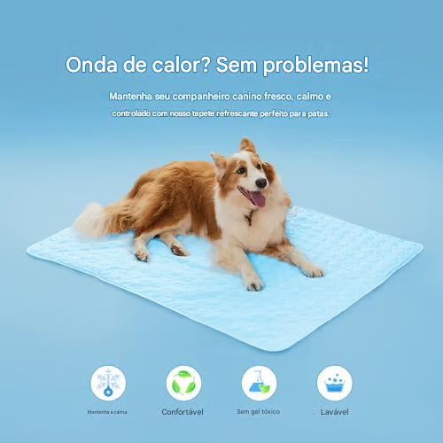 🔥ÚLTIMO DIA🐶Tapete refrescante para cães (4x mais eficaz)