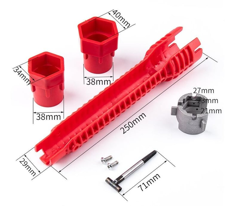 Chave de pia 8 em 1!