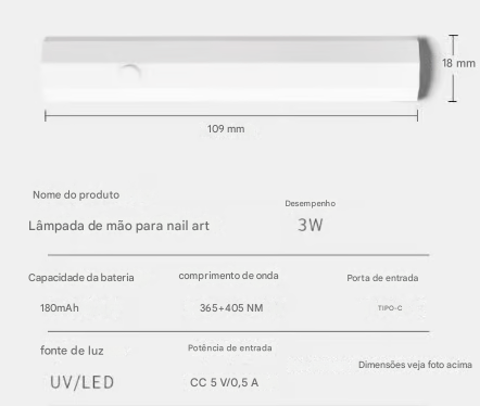 Conjunto Mágico de Cola Fixa para Unhas – Kit de Arte para Unhas 3 em 1