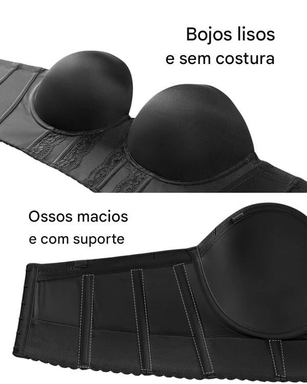 🔥 SUPER PROMOÇÃO 🔥 Sutiã Sem Alças com Costas Baixas ✅