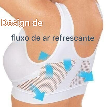 Sutiã Respirável e Refrescante com Efeito Lifting e Ventilação Extra