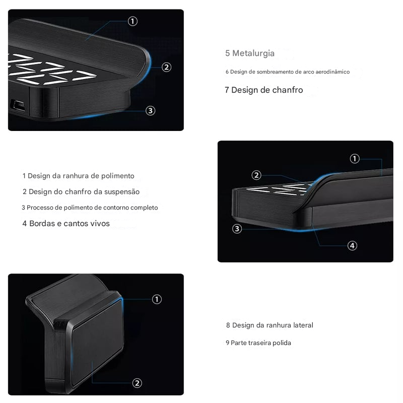 🚗 Projetor HUD OBD2 para Carro – Velocímetro com Display Frontal 🚘