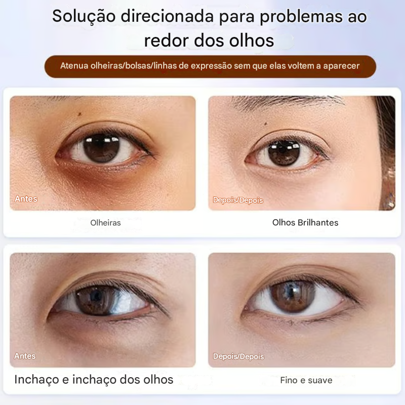 Óleo sérum antirrugas para os olhos