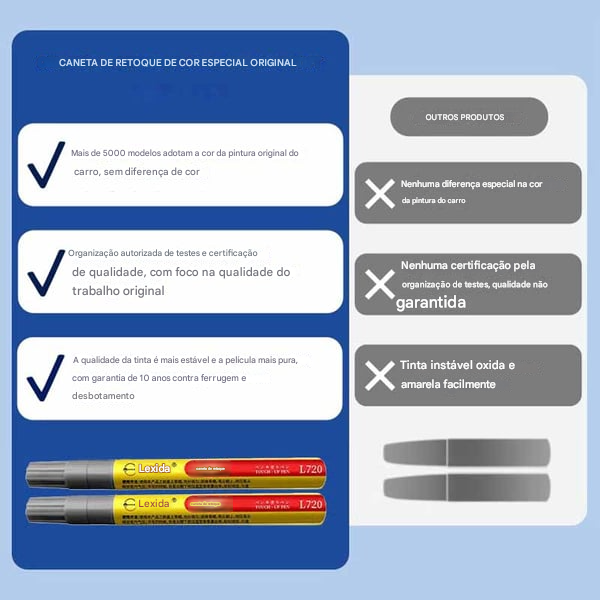 🔥Tinta para reparo automotivo, caneta para retoque