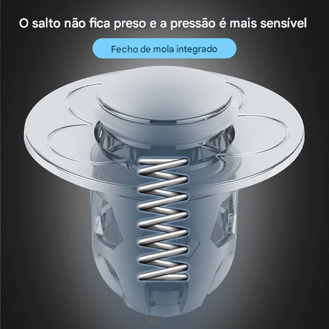 Tampas universais para ralos de pia