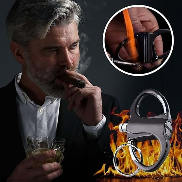 🎁Último dia 🔥Isqueiro com chaveiro 🔒Compacto e prático, nunca se perde