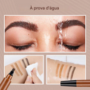 Caneta à Prova d'Água com Quatro Pontas para Barba e Sobrancelha