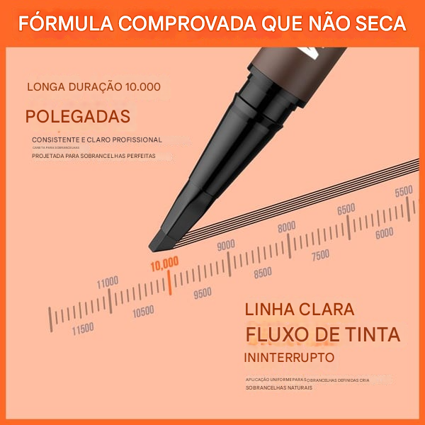 ✨ Caneta 4D para Sobrancelhas – Naturalidade e Perfeição de Sobrancelhas e Delineado o Dia Todo! 💁‍♀️