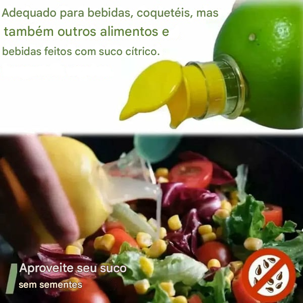 Novo espremedor de limão com tampa de rosca 🍋✨
