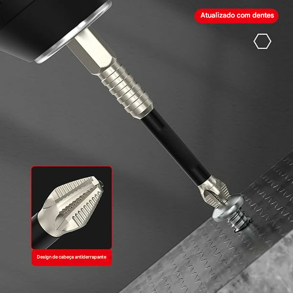 🔥Conjunto de Chave de Fenda e Broca Altamente Magnético.