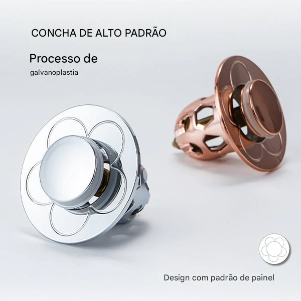 Tampas universais para ralos de pia