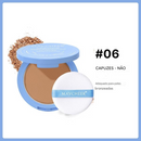 Pó Compacto de Beleza para Fixação da Maquiagem