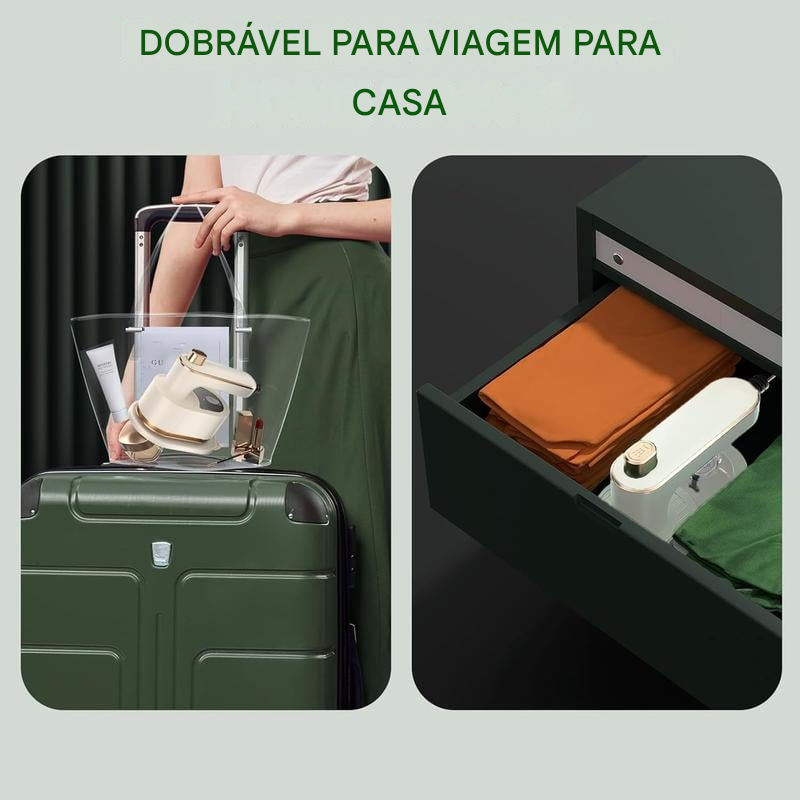 ✨Mini ferro de passar roupas de viagem