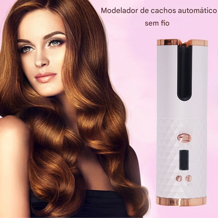 Modelador de cabelo automático sem fio
