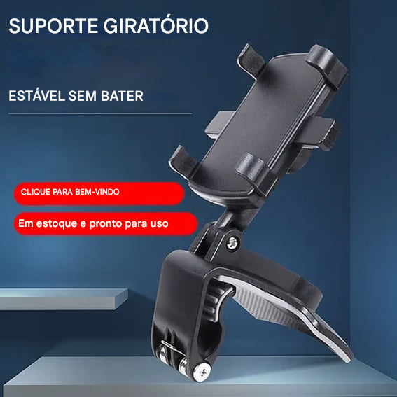 🏆Novo Lançamento 2025 - Suporte de Celular 360° Giratório para Painel do Carro