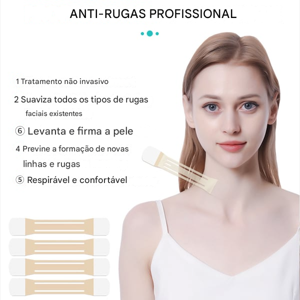 🔥 Fita Lift para Rosto e Pescoço (Efeito Duradouro) ✨