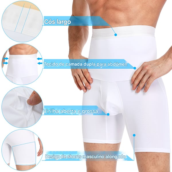 Cueca Modeladora Masculina de Cintura Alta 👖✨
