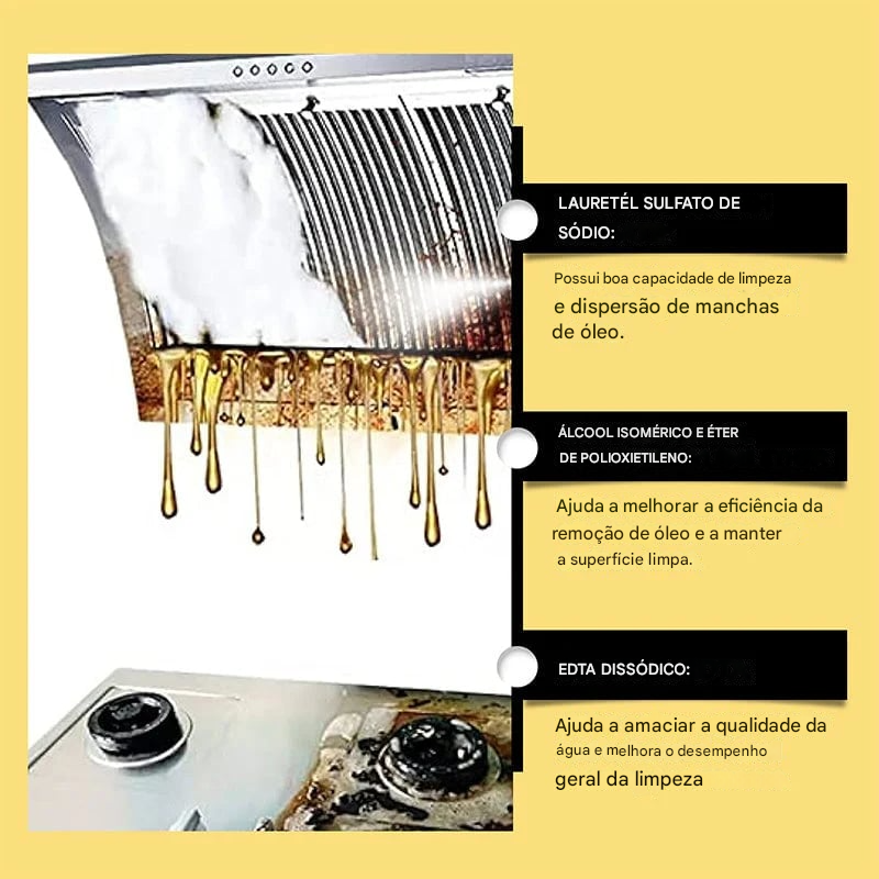 Limpador multiuso de cozinha 🍽️✨