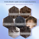 Creme de alisamento capilar com correção proteica ✅