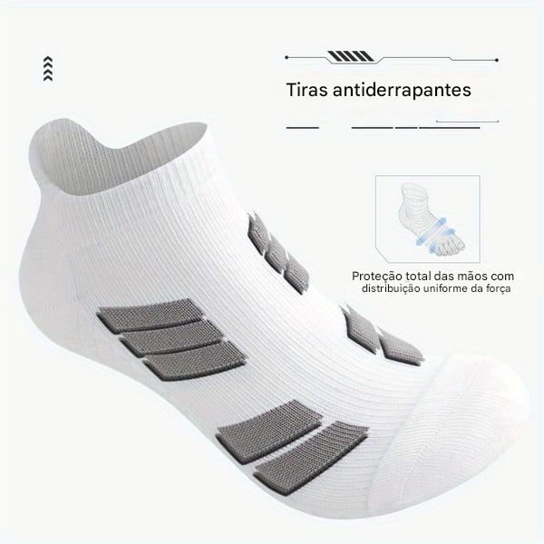 🧦 Meias Unissex para Tênis – Invisíveis no Sapato, Máximo Conforto 👟💪 ✅