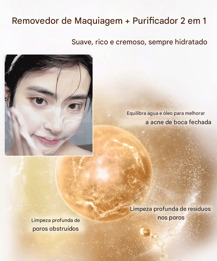Sabonete Facial Purificante e Clareador com Niacinamida