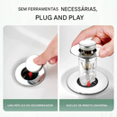 Tampas universais para ralos de pia