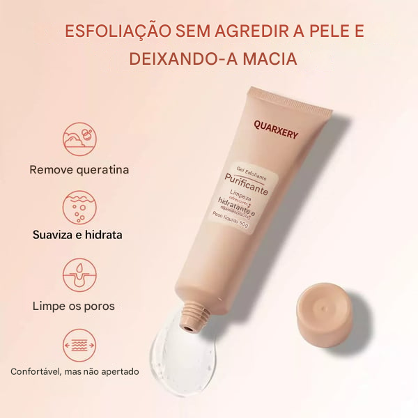 ⚡ Venda Flash ⚡ QUARXERY Esfoliante em Gel Suave ✨