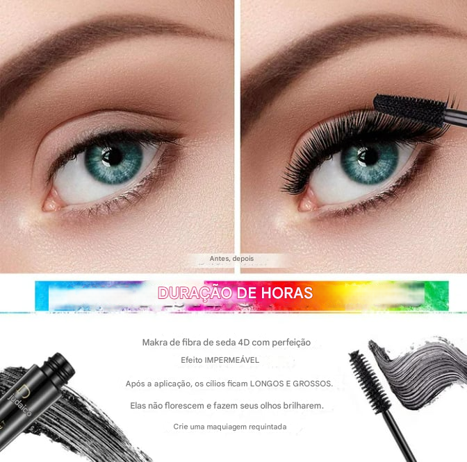 🔥MÁSCARA DE EXTENSÃO DE CÍLIOS LÍQUIDA 4D
