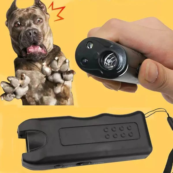 Repelente Ultrassônico Portátil para Cães com Controle de Latido e Luz