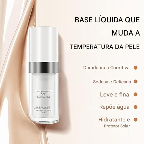🎁🔥Base para pele madura que muda de cor