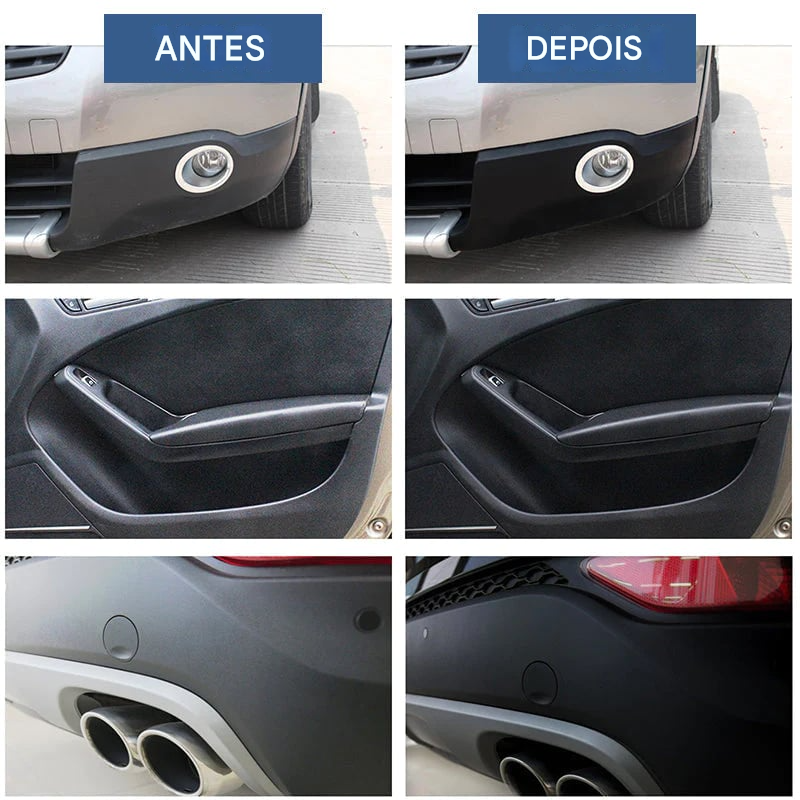 Produto de reparo para plásticos automotivos.