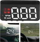🚗 Projetor HUD OBD2 para Carro – Velocímetro com Display Frontal 🚘
