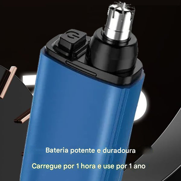 💕 Aparador de pelos nasais portátil e recarregável✂️