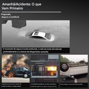 Martelo quebra-vidros seguro para uso subaquático