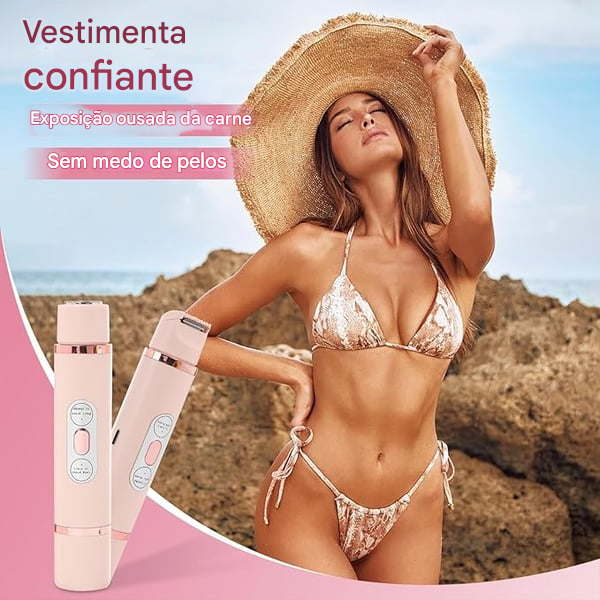 🎁 Aparelho de Depilação Elétrico Feminino 2 em 1 Confortável