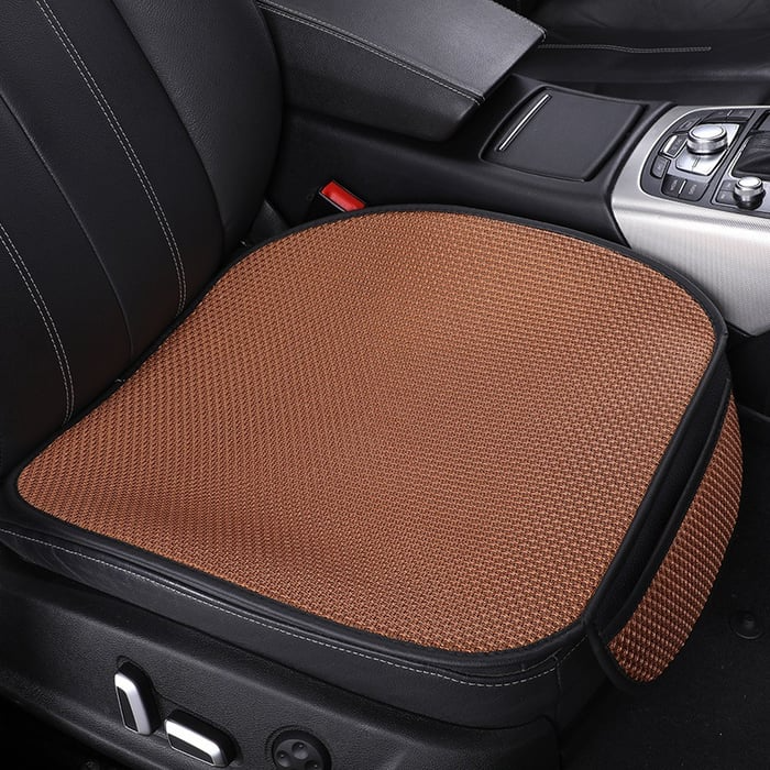 Capas para assentos de carro em seda gelada, respiráveis e antiderrapantes