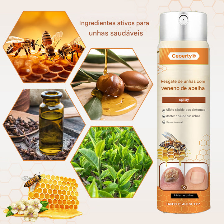 Ceoerty® Resgate das Unhas Spray de Veneno de Abelha