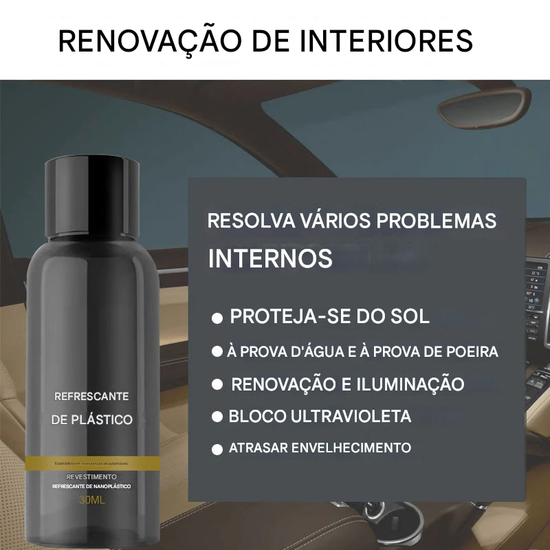 Produto de reparo para plásticos automotivos.