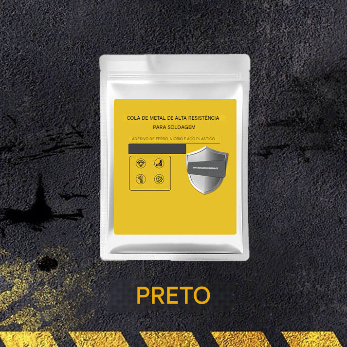 Cola metálica de alta resistência para soldagem