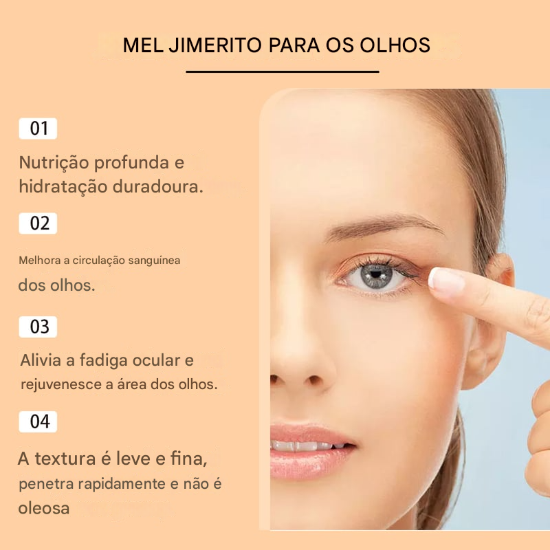 🐝 Sérum de limpeza para os olhos com mel puro 👀