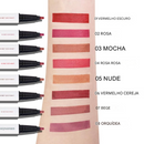 🎉 Delineador labial líquido de longa duração