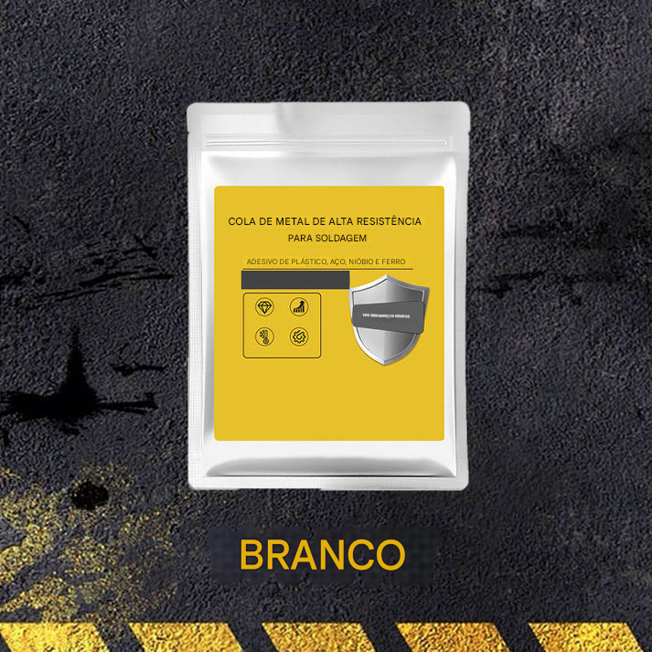 Cola metálica de alta resistência para soldagem
