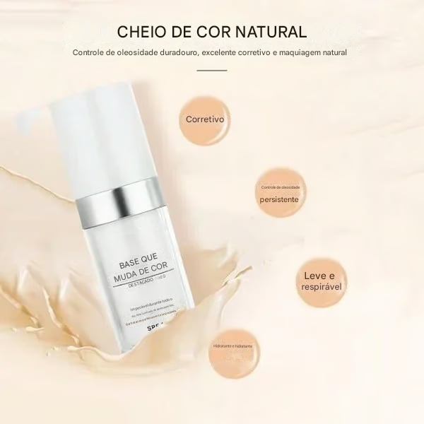 🎁🔥Base para pele madura que muda de cor