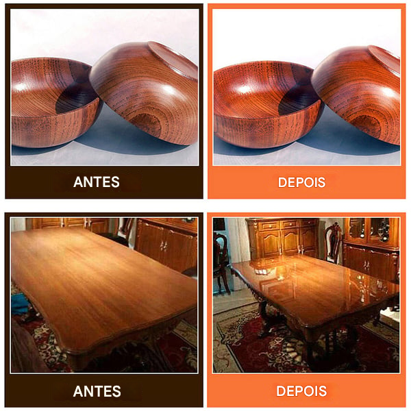 🔥Condicionador de Madeira com Cera de Abelha Natural & Óleo de Laranja