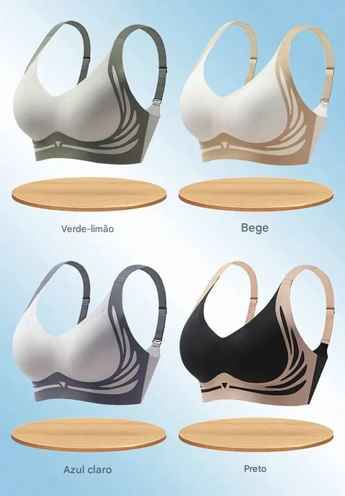 🔥Sutiã com suporte superior sem aro