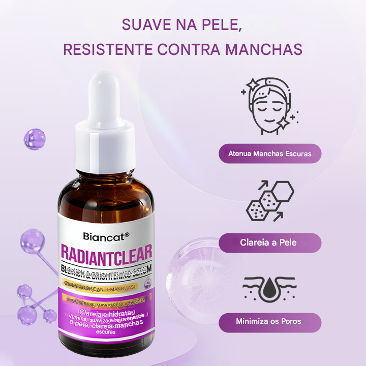 Biancat® RadiantClear Sérum Iluminador e Antimanchas
