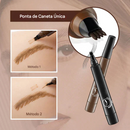 Caneta à Prova d'Água com Quatro Pontas para Barba e Sobrancelha